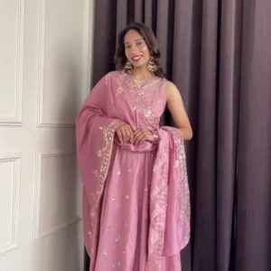 Elegant Embroidered Ethnic Suit Set