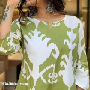 Ethnic Kurta with Modern Artistic Design