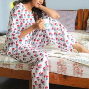 Printed Pure Cotton Night Suit