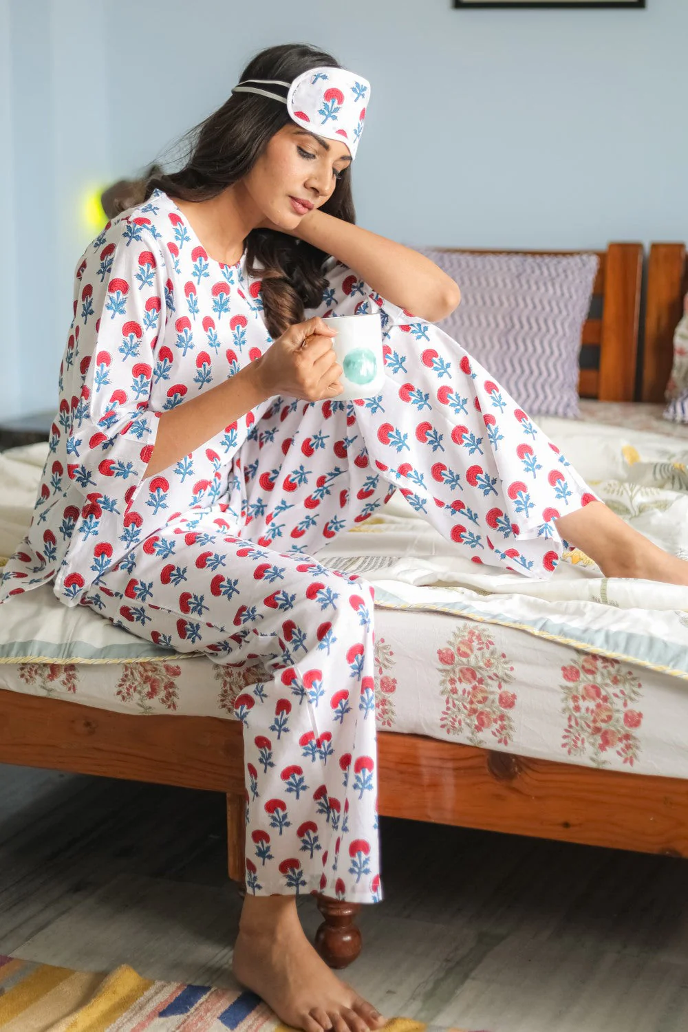 Printed Pure Cotton Night Suit